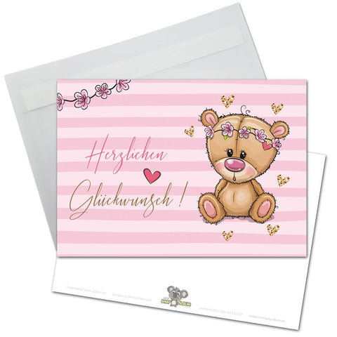 Baby Postkarte